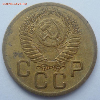1 копейка 1936, шт. 1 А + 3 копейки 1951, шт. 4.2 А, оценка - DSC07448.JPG