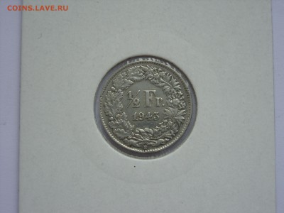 2 франка Швейцария 1943. - 1-2 франка Швейцария 1943 - 1.JPG