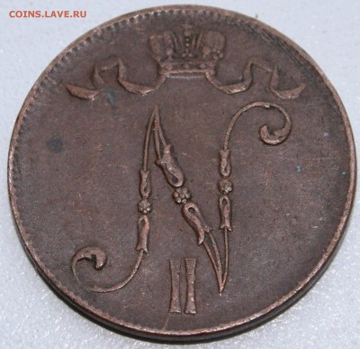 5 пенни 1916. Финляндия под Россией. - 5p16A_2.JPG