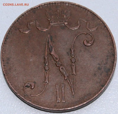 5 пенни 1916. Финляндия под Россией._2 - 5p16A_1.JPG