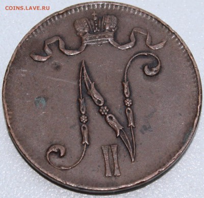 5 пенни 1915. Финляндия под Россией. - 5p15A.JPG