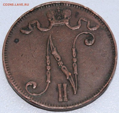 5 пенни 1908. Финляндия под Россией. - 5p08A.JPG