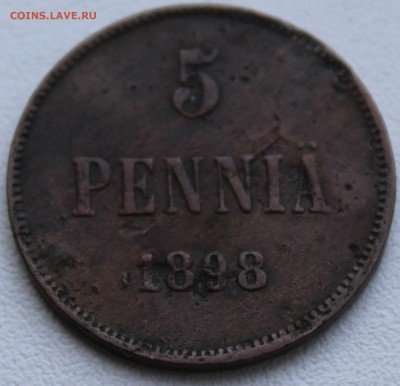 5 пенни 1898. Финляндия под Россией. - 5p98R.JPG