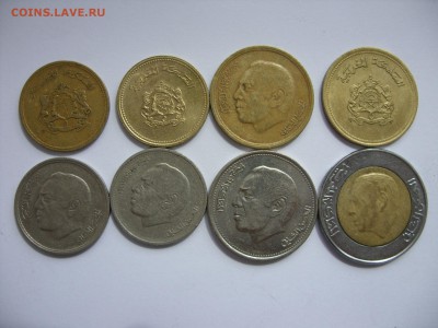 Марокко 8 монет. 1974-1987. - Марокко 8 шт 1974-1987 - 2.JPG