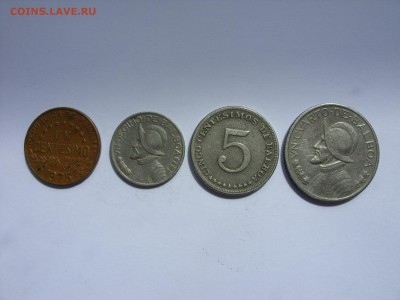 Панама 4 монеты. 1970-1986. - Панама 4 шт 1970-1986 - 1.JPG