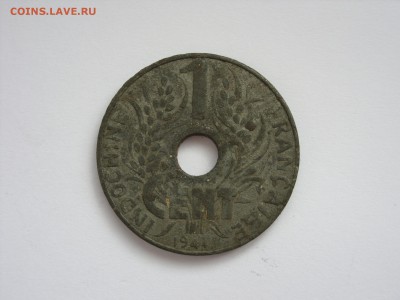 1 цент Французский Индокитай 1941. - 1 цент Фр Индокитай 1941 - 2-1.JPG