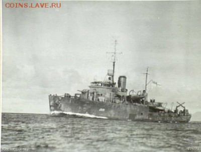 Монеты с Корабликами - HMAS_Geelong_1944