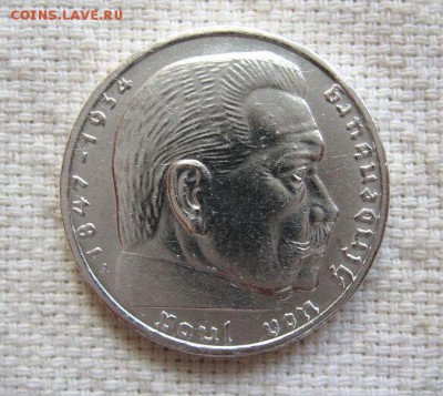 Германия,2 рейхсмарки 1939 А, Гинденбург.№1 до 13.06 в 22.00 - 2.JPG