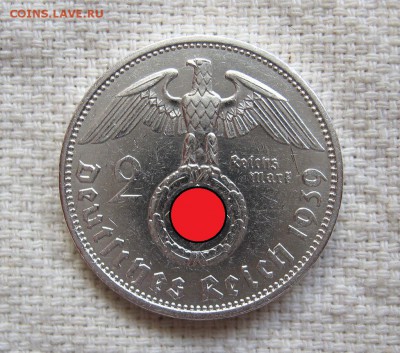 Германия,2 рейхсмарки 1939 А, Гинденбург.№2 до 13.06 в 22.00 - 4.JPG