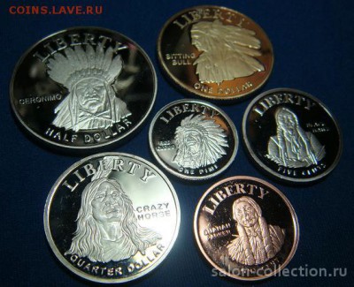 Набор "Вожди индейских племен Америки" США  2011 год - IMG_0287.JPG