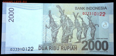 Индонезия 2000 рупий 2013  unc до 17.06.17. 22:00 мск - 1