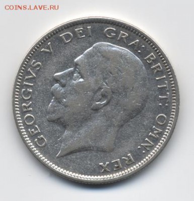 Серебряные монеты 20 в. (Британия,США,Португалия,Германия) - 1-2 кроны 1935 г. (Великобритания, Георг V) - 2