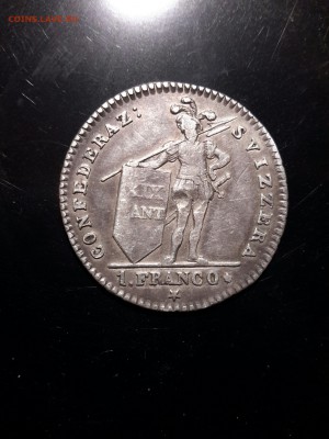 1 франк Тичино 1813 год. Оценка. - IMG_20170612_012205306