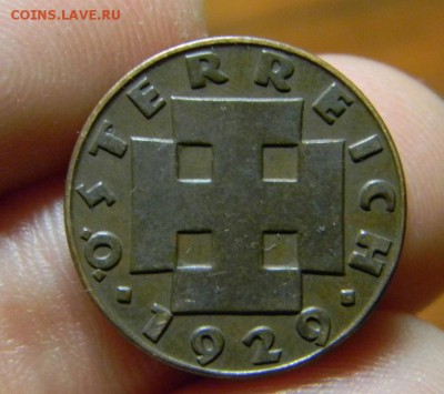 2 гроша 1929 Австрия - DSCN0345.JPG