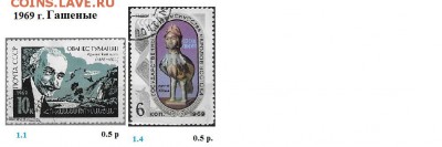 СССР 1965-1969. ФИКС - 5.1969. Гашеные