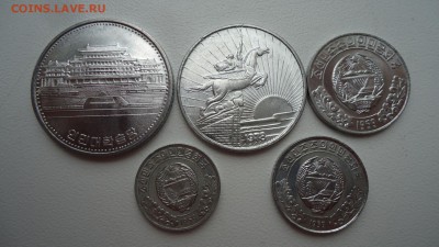 СЕВЕРНАЯ КОРЕЯ НАБОР 1ЧОН-11 ВОН 1959-87 - DSC04499.JPG