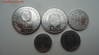 СЕВЕРНАЯ КОРЕЯ НАБОР 1ЧОН-11 ВОН 1959-87 - DSC04497.JPG