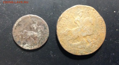 1 копейка 1760 и 2 копейки 1757г - image