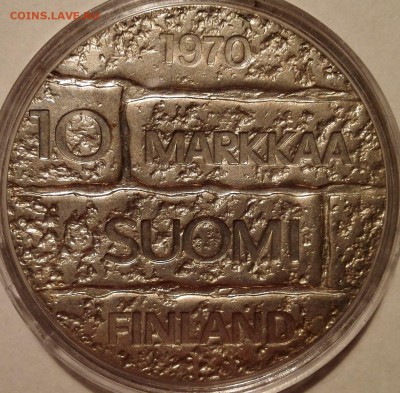 10 марок 1970 Финляндия (100 лет со д.р. Юхо Паасикиви) - 59973082