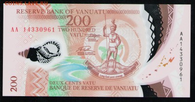 ВАНУАТУ 200 ВАТУ 2014 UNC - 5 001