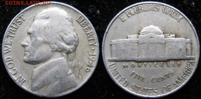 22.Ходячка США 1943-1981г. - 22.27. -США 5 центов 1946   164-ас6-3381