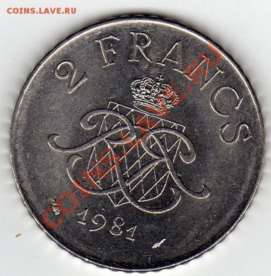 Монако 2 франка 1981 до 24.02.11 в 22.00мск - img149