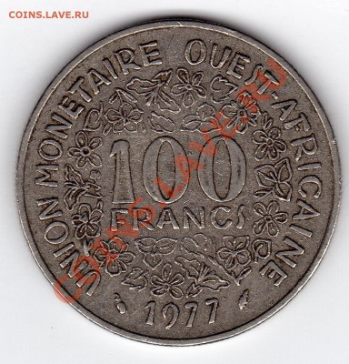 Западная Африка 100 франков 1977 до 24.02.11 в 22.00мск - img175