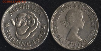 Англия и колонии по ФИКСированной цене - Австралия шиллинг 1960