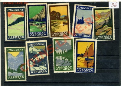 Рекламные марки Германии конец XIX-начало XXвв - img025