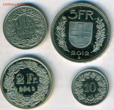 Швейцария 5,2,1 франка. 10 рапен 1978-2013  до 17.06 22-00 - сканирование0010