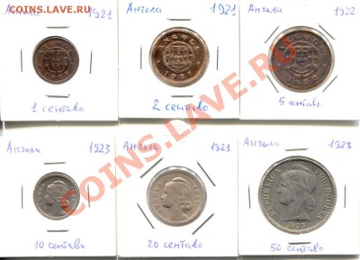 1923 годов - Angola-1921-1