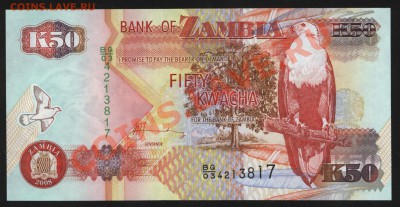 Замбия 50 квача 2008 UNC. до 24.02.11 21-0 мск - Изображение 074