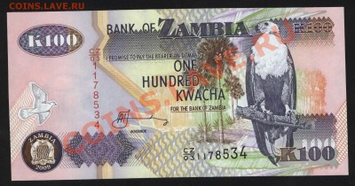 Замбия 100 квача 2009 UNC. до 24.02.11 21-0 мск - Изображение 072
