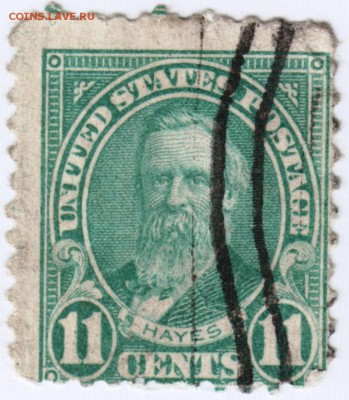 Марка. США 1922 г. Ратерфорд Хейс до 21.06.17 г. в 23.00 - Scan-170610-0011