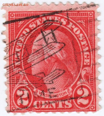 Марка. США Вашингтон 2 цента до 21.06.17 г. в 23.00 - Scan-170610-0016