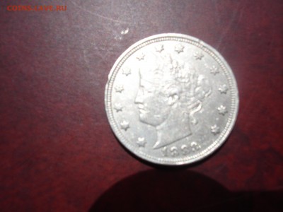 США. 1883г.5 ц.(отсутствует "cents"). до 19.06., 21-00 МСК - DSC05702.JPG
