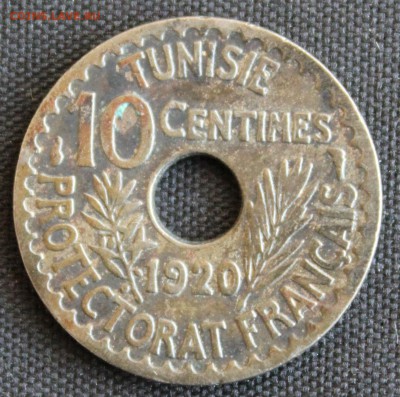 С 1 РУБ. ФРАНЦУЗСКИЙ ТУНИС 10с 1920г. до 18.06 КОРОТКИЙ! - IMG_7161.JPG