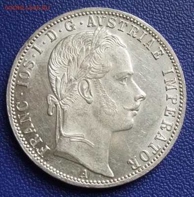 Австрийская Империя. Флорин 1861 А. До 21.06.17. в 21:30. - florin-1861-20.JPG