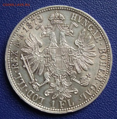 Австрийская Империя. Флорин 1879. До 21.06.17 в 21:30. - florin-1879-vz.JPG