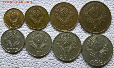 ------- 1, 2, 3, 5, 10, 15, 20 ,50 копеек 1985 и 1987г------ - WP_20170606_22_07_41_Pro