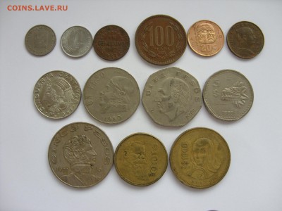 13 монет Латинской Америки. 1965-1989. - Латинская Америка 13 шт - 1.JPG