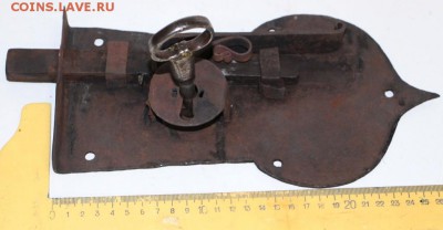 Замок врезной с ключом. 19 век. Рабочий. ** 22,06,17 в 22,00 - новое фото 070