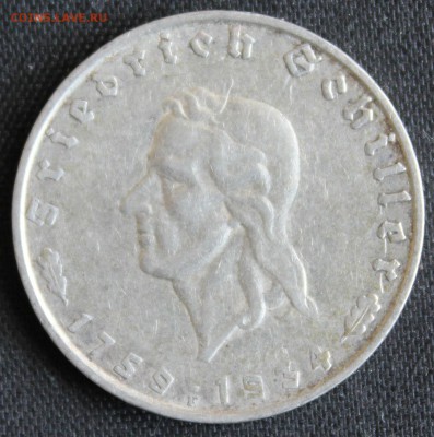 С 1 РУБ. ГЕРМАНИЯ 2 марк 1934г. ФРИДРИХ ШИЛЛЕР до 30.06 - IMG_7498.JPG