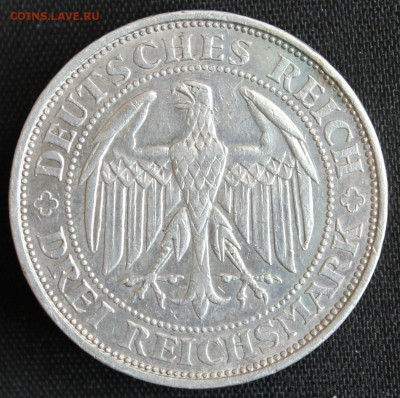 С 1 РУБ. ВЕЙМАР 3 марк 1929г. тысячелетие МЕЙСЕНА до 30.06 - IMG_7507.JPG