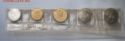 Реюньон набор 1, 10, 20, 50, 100 Франков 1964 до 20.06 22-00 - Франция-6
