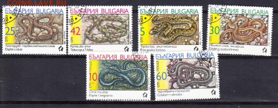 Болгария 1989 змеи - 6в