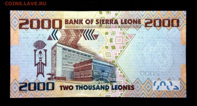 Сьерра-Леоне 2000 леоне 2010 unc до 24.06.17. 22:00 мск - 1