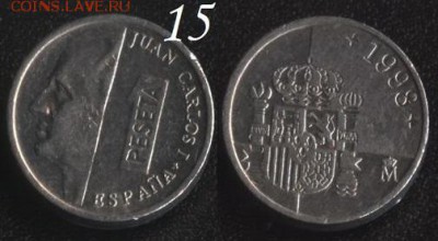 Испания 1 песета 1998 до 22:00мск 23.06.17 - Испания 1 песета 1998