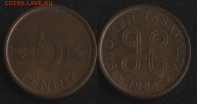 Финляндия 5 пенни 1964 до 22:00мск 23.06.17 - Финляндия 5 пенни 1964
