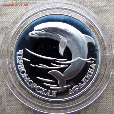 1 рубль 1995 года. Черноморская афалина. Ag. До 21.06.17 - IMG_8351.JPG